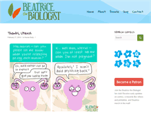 Tablet Screenshot of beatricebiologist.com